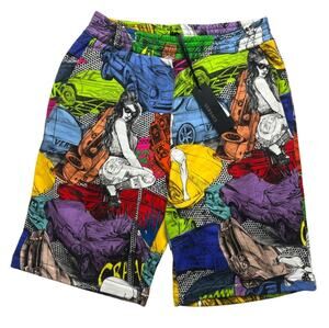5-45 VERSACE Men's NWT $850 100% Cotton Sweat Shorts Small